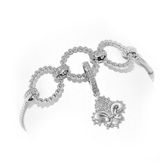 Bracciale in argento con Zircone (Dallas Prince Designs)