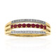 Anello in oro con Berillo Rosso