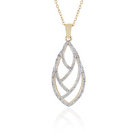Collana in argento con Diamante I2 (J)