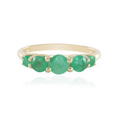 Anello in oro con Smeraldo Russo (de Melo)