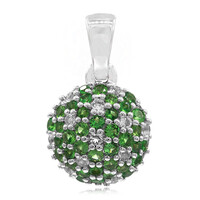 Ciondolo in argento con Tsavorite