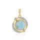 Ciondolo in argento con Larimar