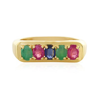 Anello in argento con Zaffiro Blu