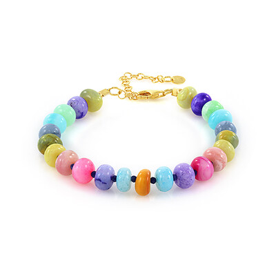 Bracciale in argento con Opale dell'Etiopia