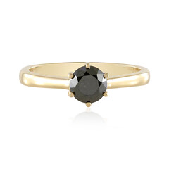 Anello in oro con Diamante Nero