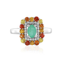 Anello in argento con Smeraldo Socoto