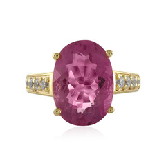 Anello in argento con Fluorite Rosa del Messico