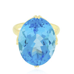 Anello in oro con Topazio Marambaia