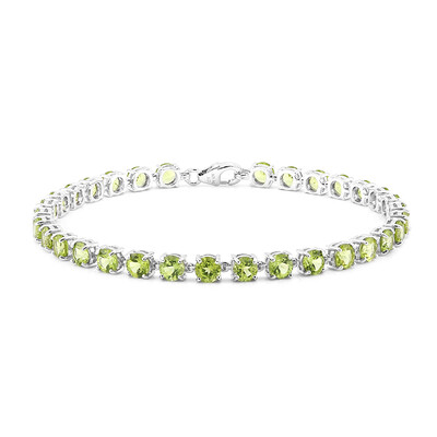 Bracciale in argento con Peridoto della Birmania