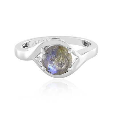 Anello in argento con Labradorite