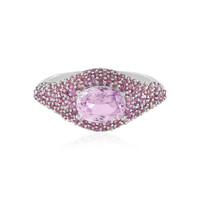 Anello in argento con Kunzite