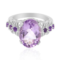 Anello in argento con Ametista Boliviana