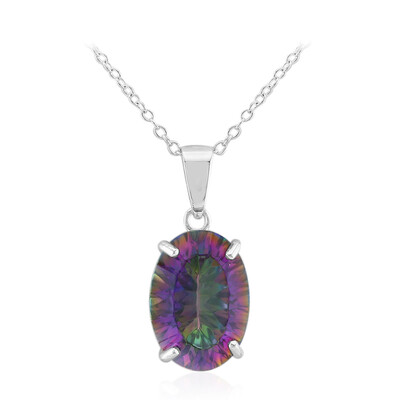 Collana in argento con Quarzo Mistico