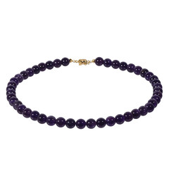 Collana in argento con Ametista Zambiana