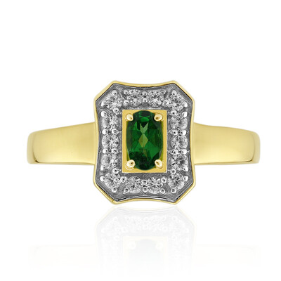Anello in oro con Tsavorite AAA del Kenia