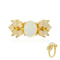 Anello in argento con Opale di Welo
