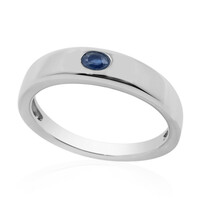 Anello in argento con Zaffiro Blu