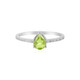 Anello in argento con Peridoto