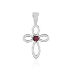Ciondolo in argento con Rubellite