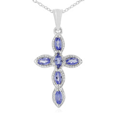 Collana in argento con Tanzanite