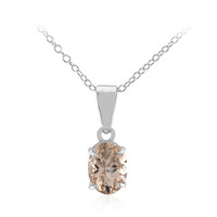 Collana in argento con Morganite