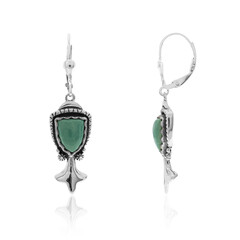 Orecchini in argento con Turchese Verde (Desert Chic)
