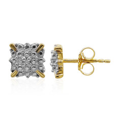 Orecchini in argento con Diamante PK (I)