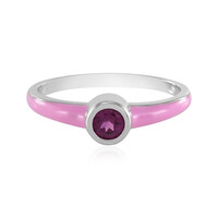 Anello in argento con Rodolite
