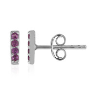 Orecchini in argento con Rodolite