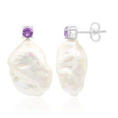 Orecchini in argento con Perla di Acqua Dolce (TPC)