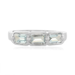 Anello in argento con Acquamarina