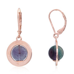 Orecchini in argento con Fluorite