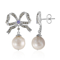 Orecchini in argento con Perla di Acqua Dolce (Annette classic)