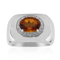 Anello in argento con Citrino Madeira