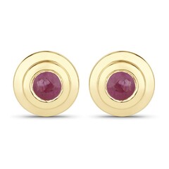 Orecchini in argento con Rubino