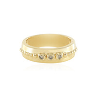 Anello in argento con Diamante Cioccolato I2
