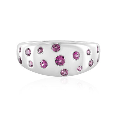 Anello in argento con Rodolite