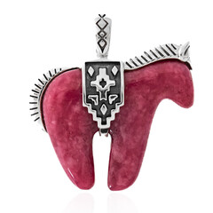Ciondolo in argento con Rodonite (Desert Chic)