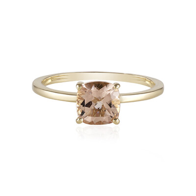 Anello in oro con Morganite del Madagascar