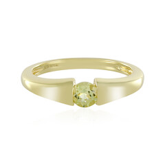 Anello in argento con Quarzo Ouro Verde