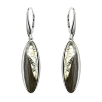 Orecchini in argento con Ambra Baltica