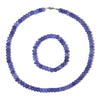 Parure in argento con Quarzo Blu Royal