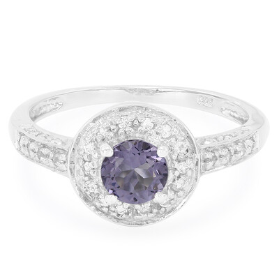 Anello in argento con Quarzo Mirtillo