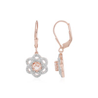 Orecchini in argento con Morganite