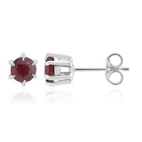 Orecchini in argento con Rubino Bemainty