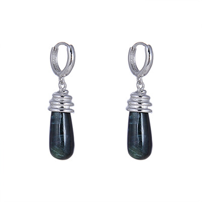 Orecchini in argento con Serafinite