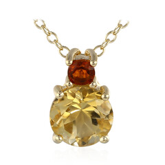 Collana in argento con Citrino