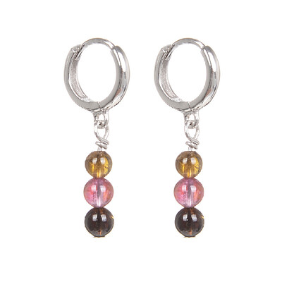 Orecchini in argento con Tormalina