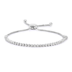 Bracciale in argento con Diamante