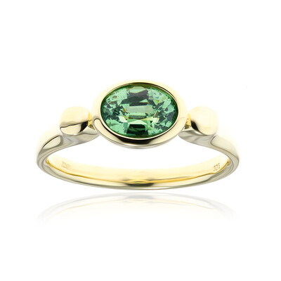 Anello in oro con Demantoide Namibiano (CUSTODANA)